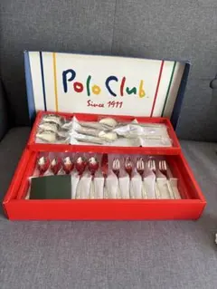 未使用Polo Club ポロクラブ カトラリーセット16本 ティーケーキセット