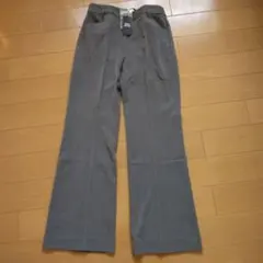 新品　パンツ スラックス　グレー　ビジネス　フォーマル　レディース　股下70