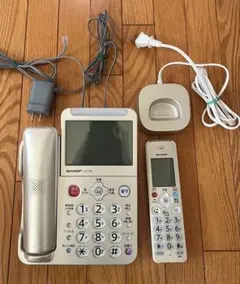 新品未使用 SHARP JD-AT95 コードレス電話 ゴールド 本体 子機 - メルカリ