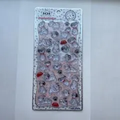 正規品101匹わんちゃん　プチドロップステッカー