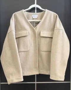 Ciaopanic Typy ノーカラージャケット ベージュ コート