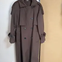 スナイデル　ロングコート　ウロコカシミヤ