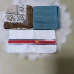 中古ハンカチ3枚 Roberta di Camerino など