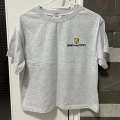 トムとジェリー JERRY and TUFFY Tシャツ グレー