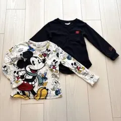 男の子 100cm/104cm 2点まとめ売り ZARA・コンバース ロンT