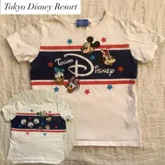 東京ディズニーリゾート公式　ミッキー &フレンズ　Tシャツ　120
