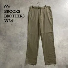 00s Brooks Brothers MADISONウール混　スラックスW34のサムネイル