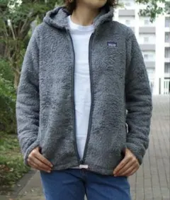 Patagoniaガールズ・ロス・ガトス・フーディ サイズXL グレー