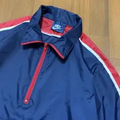 ビンテージ紺タグ80sナイキNIKEナイロンジャケットXLアノラックパーカー古着