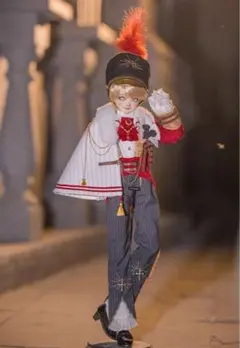 狼 ドール 人形 軍服 サーベル ぬいぐるみ フィギュア オオカミ 獣人