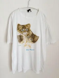 hooked jantiques vintage 80s 半袖 猫 Tシャツのサムネイル