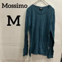 Mossimo【M】ターコイズブルー 長袖Tシャツ ロンT コットン ストレッチのサムネイル