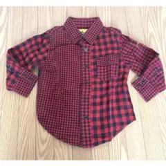美品☆Laundry☆ランドリー☆チェックシャツ☆ネルシャツ☆アメカジ 90cmのサムネイル