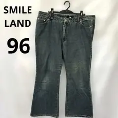SMILE LAND デニム 96 ブルー レディース 大きいサイズ