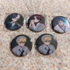 windbreaker ロフト　メタリック缶バッジ　桜遥　蘇芳　杉下　楡井