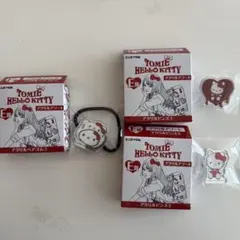 エニマイくじ　富江×ハローキティ　E賞　アクリルピンズ・アクリルヘアゴムセット