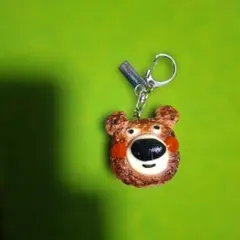 元祖食品サンプル屋　クマハンバーグ　キーホルダー
