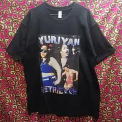 YURIYAN グラフィック Tシャツ ブラック