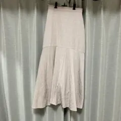 フレアスカート ピンクグレー 花柄　N.natural beauty basic