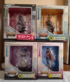 まとめ売り ワンピース1番くじ 剣士編 4点セット 新品未開封品 送料無料