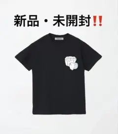 Talking受注商品 ちいかわ モモンガTシャツ （黒）