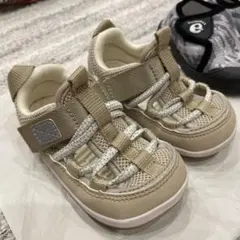 イフミー サンダル　ベージュ　13.5センチ　美品　おまけつき