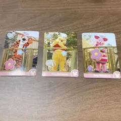 東京ディズニーランド コレクションカードセット　プーさん　ティガー　ピグレット