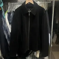 ZARA クロップドフィットフェイクスウェードジャケット ブラック 