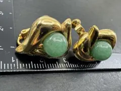 M5337 天然石　イヤリング　ヴィンテージ アクセサリー