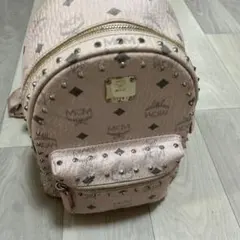 MCM リュック パウダーピンク スタッズ ミニのサムネイル