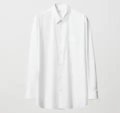 【ユニクロ：+J】ブロードシャツ/レギュラーカラー/ホワイト/Mサイズ