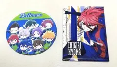【新品未使用品】ブルーロック Jリーグ 缶バッジ 2点セット 千切豹馬