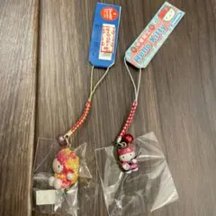 Hello Kitty 沖縄限定 ストラップ 2種セット　ご当地キティ