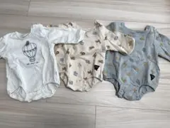 ロンパース　男の子　女の子　1歳　春服　3点セット　かわいい 70サイズ