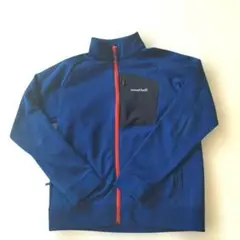 【mont-bell】 マウンテン ジャージジャケット Kid's 160ブルー