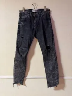 PULL&BEAR ダメージ加工 スキニージーンズ 40/31