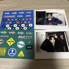 TREASURE ジュンギュ　T-RACE ポラロイド写真&ステッカーセット