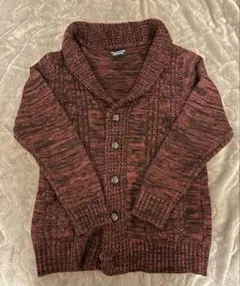 CREATION CUBE 赤黒 カーディガン Lサイズ