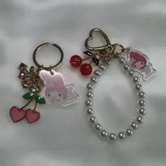 サンリオ きらきらフルーツチャーム　マイメロ　マイメロディ　セット　まとめ売り