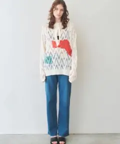soduk 24SS painting knit polo スードクのサムネイル