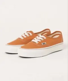VANS ヴァンズ オーセンティック ローカット　バンズ　オレンジ　キャンバス