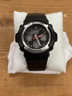 CASIO G-SHOCK AW-590 腕時計 ブラック アナデジ カシオ