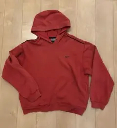 90s 00s 銀タグ　Nike パーカー レッド　L vintage