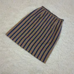 stola. ストラ　ストライプ柄　ひざ丈　スカート　サイズ34