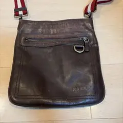 BALLY TAISTINO レザー ショルダーバッグ ブラウン - メルカリ