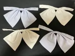 リボン型　アクセサリー4個セット