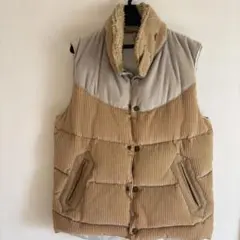インパクティスケリー　コーデュロイ ダウンベスト S