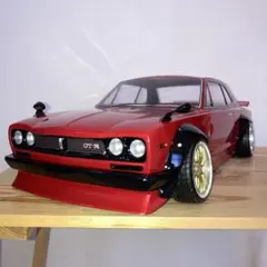 アオシマ 1/10 グラチャン RCボディ 430セドリック 塗装済 美品