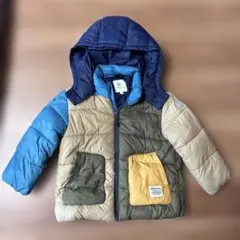 BEAMS mini マルチカラーダウンコート