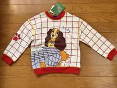 新品未使用タグ付き　ディズニー　わんわん物語　長袖トレーナー　110